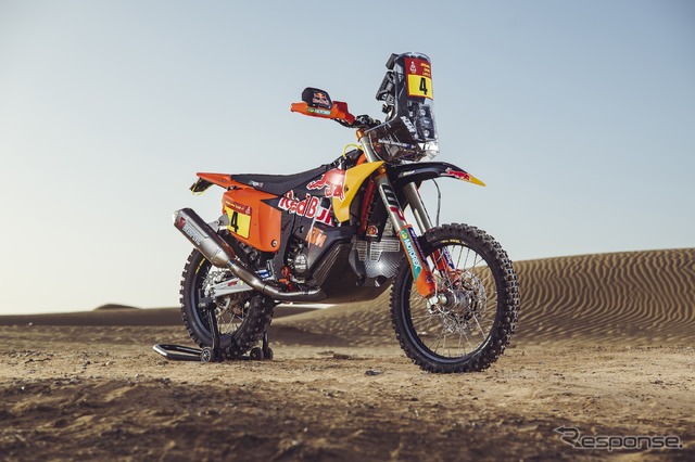 モータースポーツ活動への影響も懸念されるKTM。写真はダカールラリー2025参戦車両
