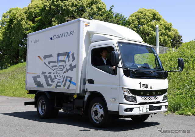 三菱ふそうの電気トラック『eCanter』