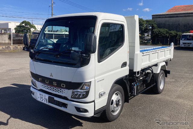 ダンプ仕様の『eCanter』