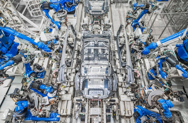 広汽ホンダが中国広東省広州市に新設した新エネルギー車工場