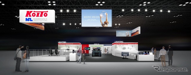 小糸製作所のCES 2025のブースイメージ