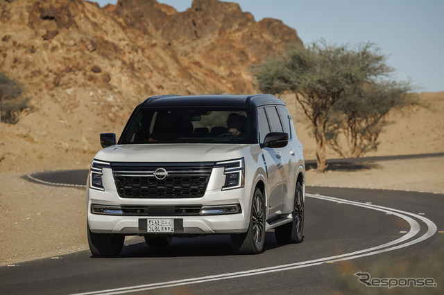 横浜ゴム GEOLANDAR X-CVを採用する日産パトロール（参考画像）