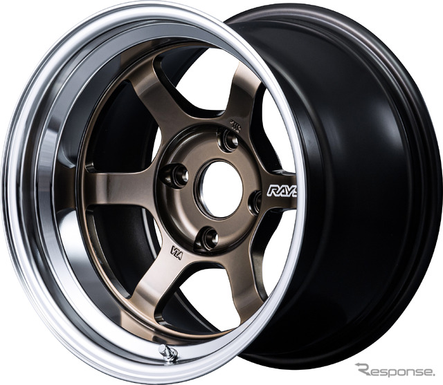 ボルクレーシング『TE37V spec-SR』15インチ(シャイニングブロンズメタル/リムDC)