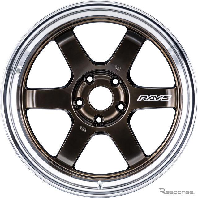 ボルクレーシング『TE37V spec-SR』18インチ(シャイニングブロンズメタル/リムDC)