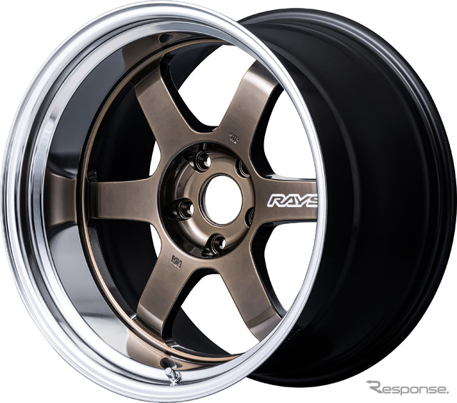 ボルクレーシング『TE37V spec-SR』18インチ(シャイニングブロンズメタル/リムDC)