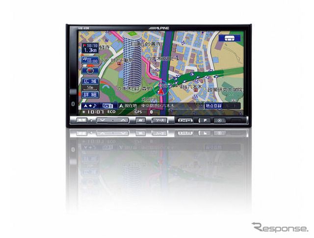 【カーナビガイド '09】AV機能を強化、テレマティクスを取り込んだハイスペックAVN…アルパイン VIE-X08