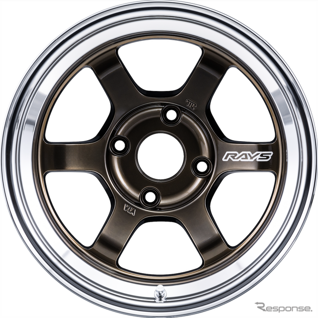 ボルクレーシング『TE37V spec-SR』15インチ(シャイニングブロンズメタル/リムDC)
