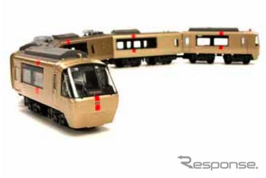 ロマンスカー EXE と RSE の模型を発売　小田急