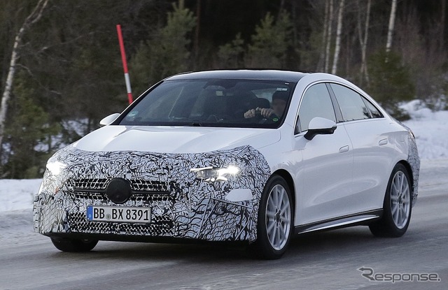 メルセデスベンツ CLA 次期型、ICE搭載仕様のプロトタイプ