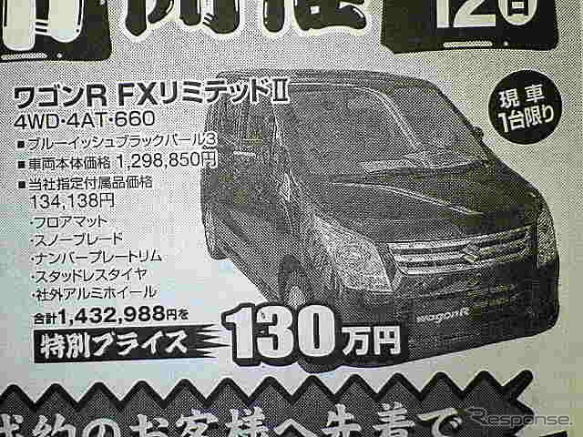 【値引き情報】このプライスで軽自動車を購入できる!!