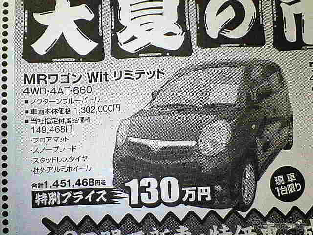 【値引き情報】このプライスで軽自動車を購入できる!!