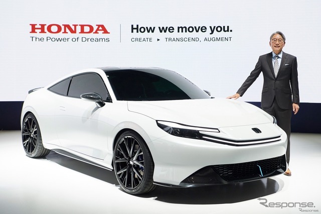 ホンダ プレリュードコンセプトと三部社長