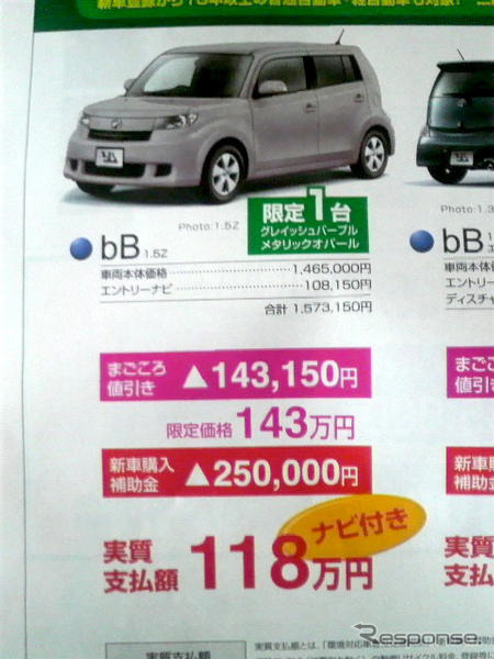【新車値引き情報】エコカー補助でお求めやすくなったコンパクトカー