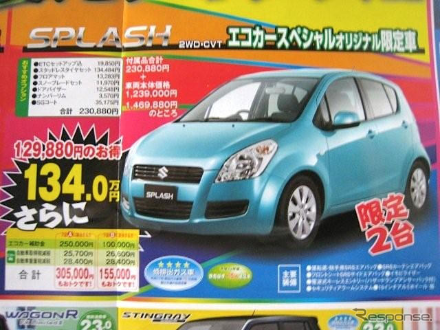 【新車値引き情報】エコカー補助でお求めやすくなったコンパクトカー