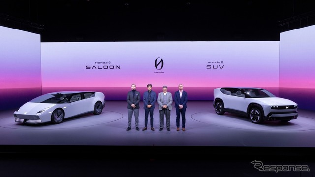 ホンダはCES 2025で「0(ゼロ)シリーズ」の『Honda 0 SALOON』と『Honda 0 SUV』のプロトタイプを発表した
