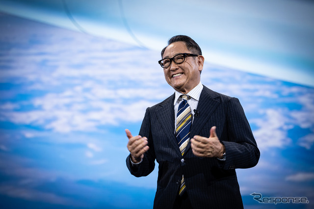CES 2025で「ウーブン・シティ」を2025年秋にも始動すると発表した豊田章男会長