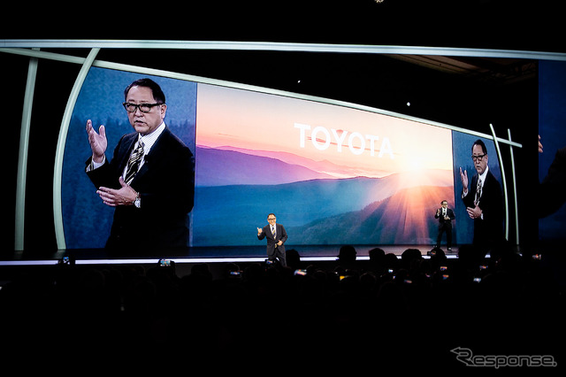 CES 2025で「ウーブン・シティ」を2025年秋にも始動すると発表した豊田章男会長