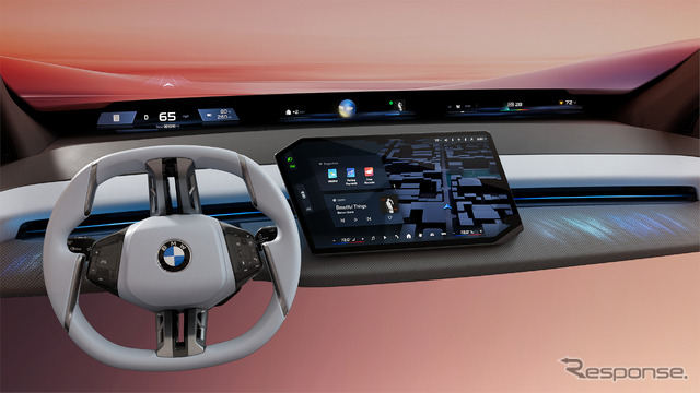 BMWの次世代「iDrive」システム。システムの中核となるのが「BMWパノラミックビジョン」