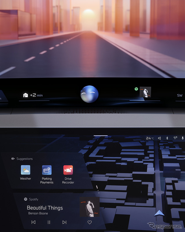 BMWの次世代「iDrive」システム。システムの中核となるのが「BMWパノラミックビジョン」
