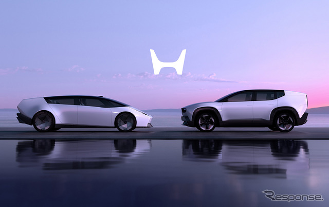 Honda 0 サルーン(左)とHonda 0 SUV(右)