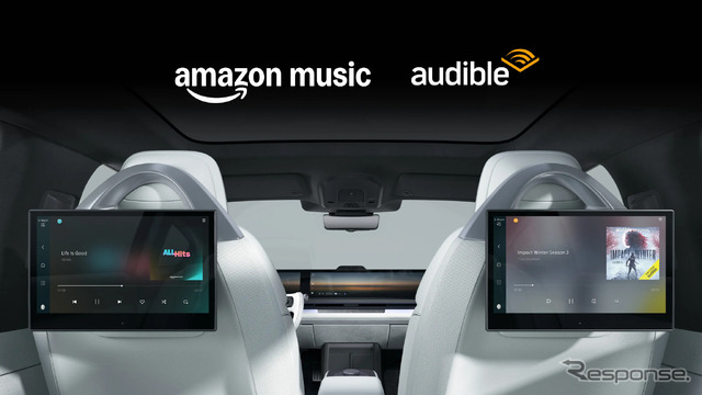 ソニー・ホンダモビリティが次世代EV「AFEELA」の車内エンターテインメントサービスにAmazon MusicとAudibleを導入