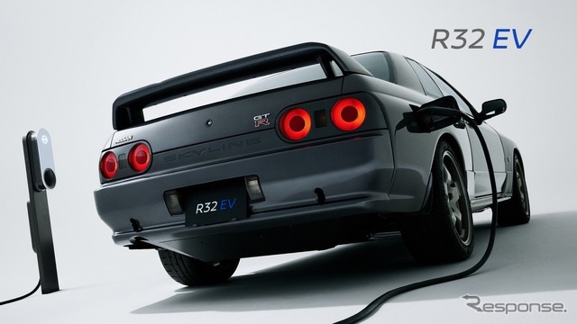 R32型日産『スカイラインGT-R』を電気自動車化したコンセプトモデル「R32EV」