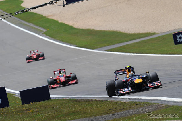 【F1ドイツGP】ウェーバーが初優勝、レッドブル連続1-2
