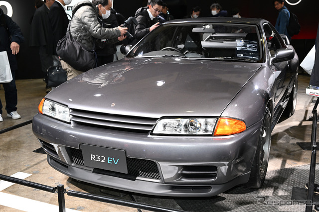 R32型日産『スカイラインGT-R』を電気自動車化したコンセプトモデル「R32EV」