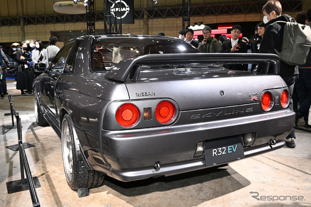 R32型日産『スカイラインGT-R』を電気自動車化したコンセプトモデル「R32EV」