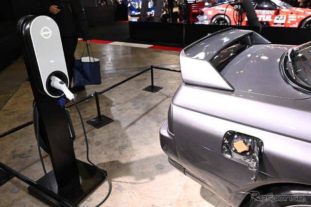R32型日産『スカイラインGT-R』を電気自動車化したコンセプトモデル「R32EV」