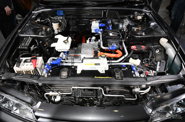 R32型日産『スカイラインGT-R』を電気自動車化したコンセプトモデル「R32EV」