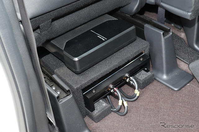 『Kサウンド』(広島県広島市)にて製作されたオーディオカー(ホンダ・N-BOX)。