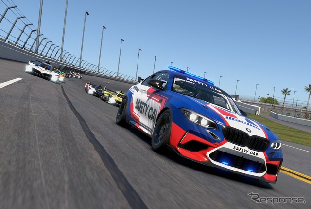 BMW『M2 CSレーシング』 仮想レース「iRacing」のペースカーに起用