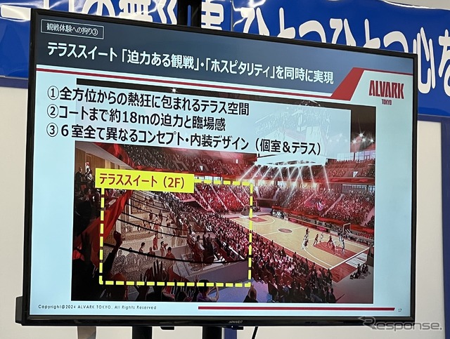 トヨタアリーナ東京 開業前建設現場見学会