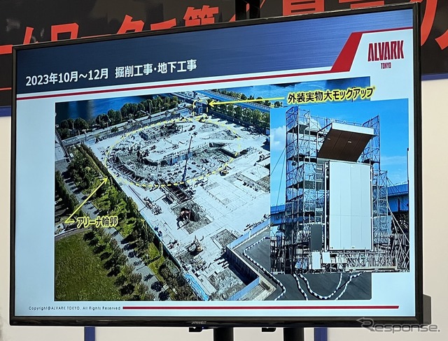 トヨタアリーナ東京 開業前建設現場見学会