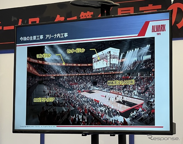 トヨタアリーナ東京 開業前建設現場見学会