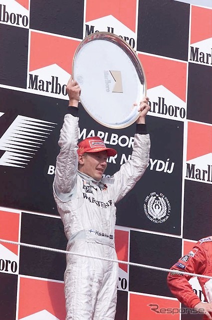 ハッキネン、勝利宣言「ハンガリーだぁーい好き!!」