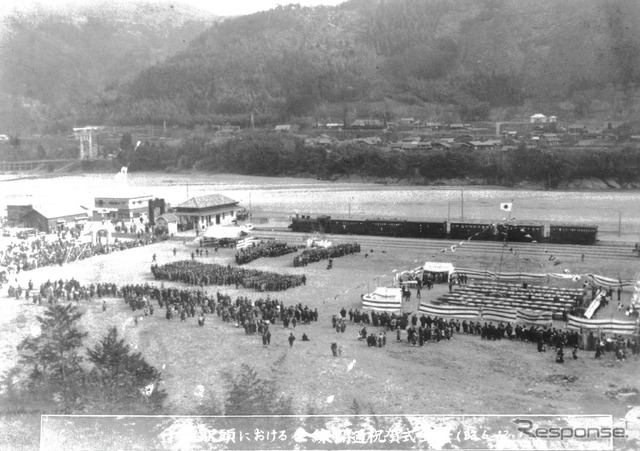 1931年:金谷~千頭(大井川本線)39.5km全通