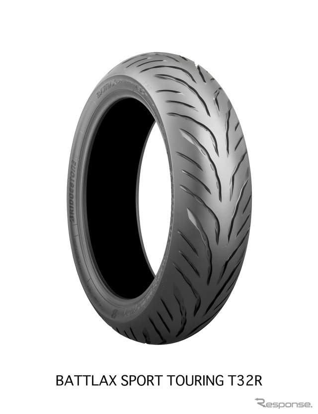 ブリヂストンが納入する新車装着用タイヤ「BATTLAX SPORT TOURING T32」リア・180/55ZR17 M/C(73W)