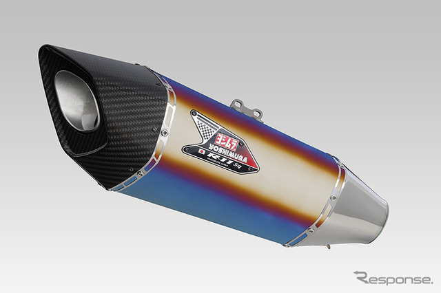 Slip-On R-11Sq R サイクロン 2本出し EXPORT SPEC 政府認証:STBチタンブルーカバー