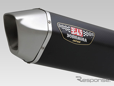 Slip-On HEPTA FORCE サイクロン 2本出し EXPORT SPEC 政府認証:SMSメタルマジックカバー/ステンレスエンド