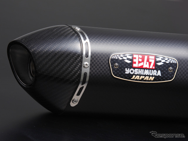 Slip-On R-77Jサイクロン EXPORT SPEC 政府認証:SMCメタルマジックカバー/カーボンエンドタイプ