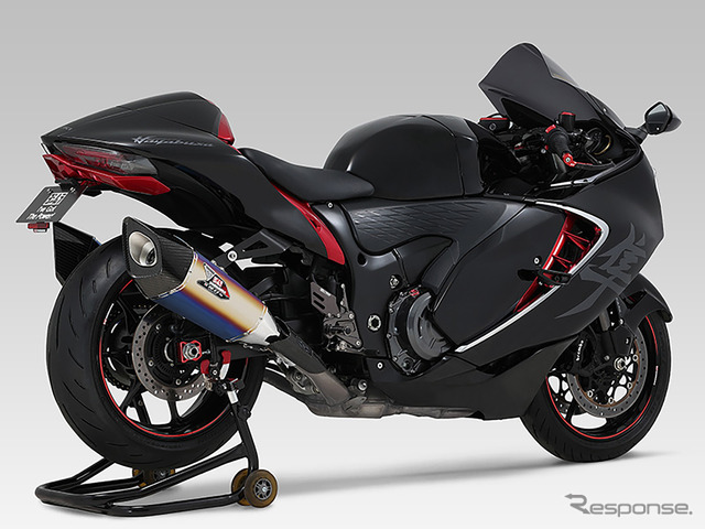 ハヤブサ用スリップオン・Slip-On R-11Sq R サイクロン 2本出し EXPORT SPEC 政府認証