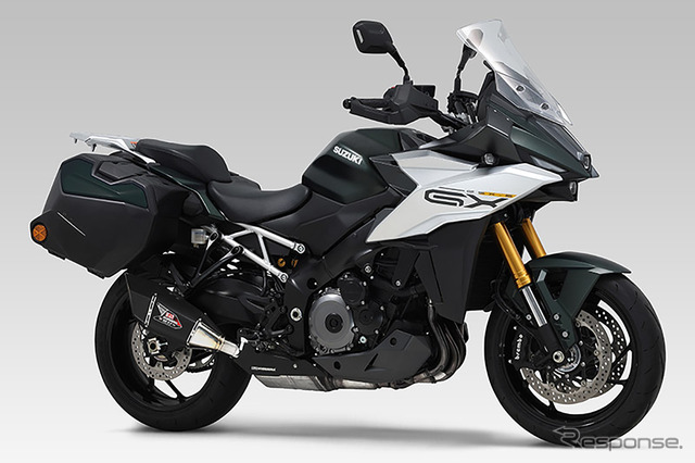 スズキ・GSX-S1000GX用・Slip-On R-11Sq サイクロン EXPORT SPEC 政府認証