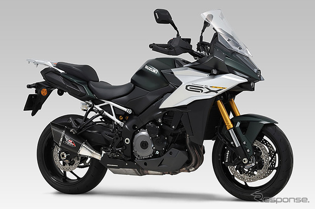 スズキ・GSX-S1000GX用・Slip-On R-11Sq サイクロン EXPORT SPEC 政府認証