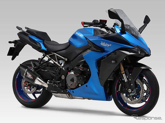 スズキ・GSX-S1000GT用・Slip-On R-11Sq サイクロン EXPORT SPEC 政府認証