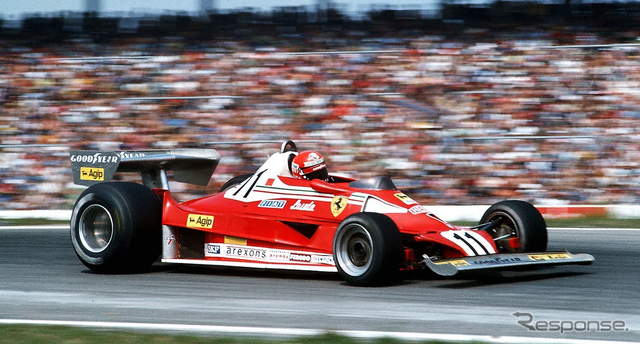 写真はニキ・ラウダが搭乗した1976年のフェラーリ・312 T2