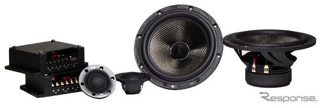 165 S85　S 6.85＋T 25HR＋BFX02希望小売価格：14万5200円（税込・ペア）●再生周波数帯域：45Hz～40kHz ●定格入力：100W ●入力インピーダンス：3Ω ●出力音圧レベル：91.7dB ●取付口径サイズ：141.9mm ●取付奥行サイズ：76.2mm ●クロスオーバー周波数：3kHz 12/12dB/Oct ●グリルなし