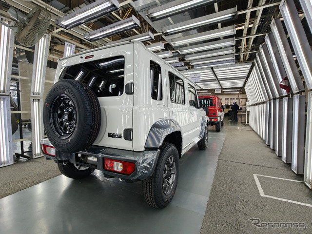 マルチスズキがインドで生産している『ジムニー5ドア』(日本名:『ジムニー・ノマド』)