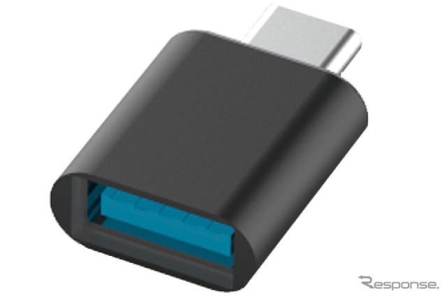 Kashimura・USB変換アダプタ USB-A→Type-C BK(AJ-652)